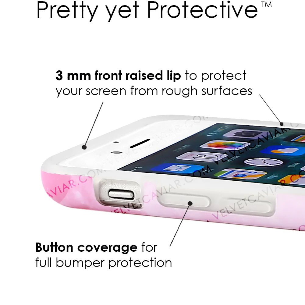 Pink Streak Marble iPhone Case - Image 15
