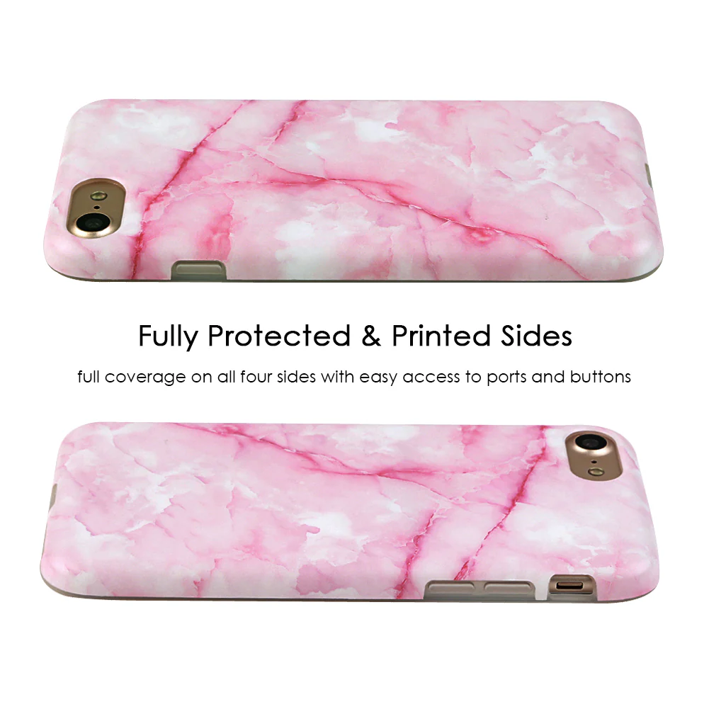 Pink Streak Marble iPhone Case - Image 16