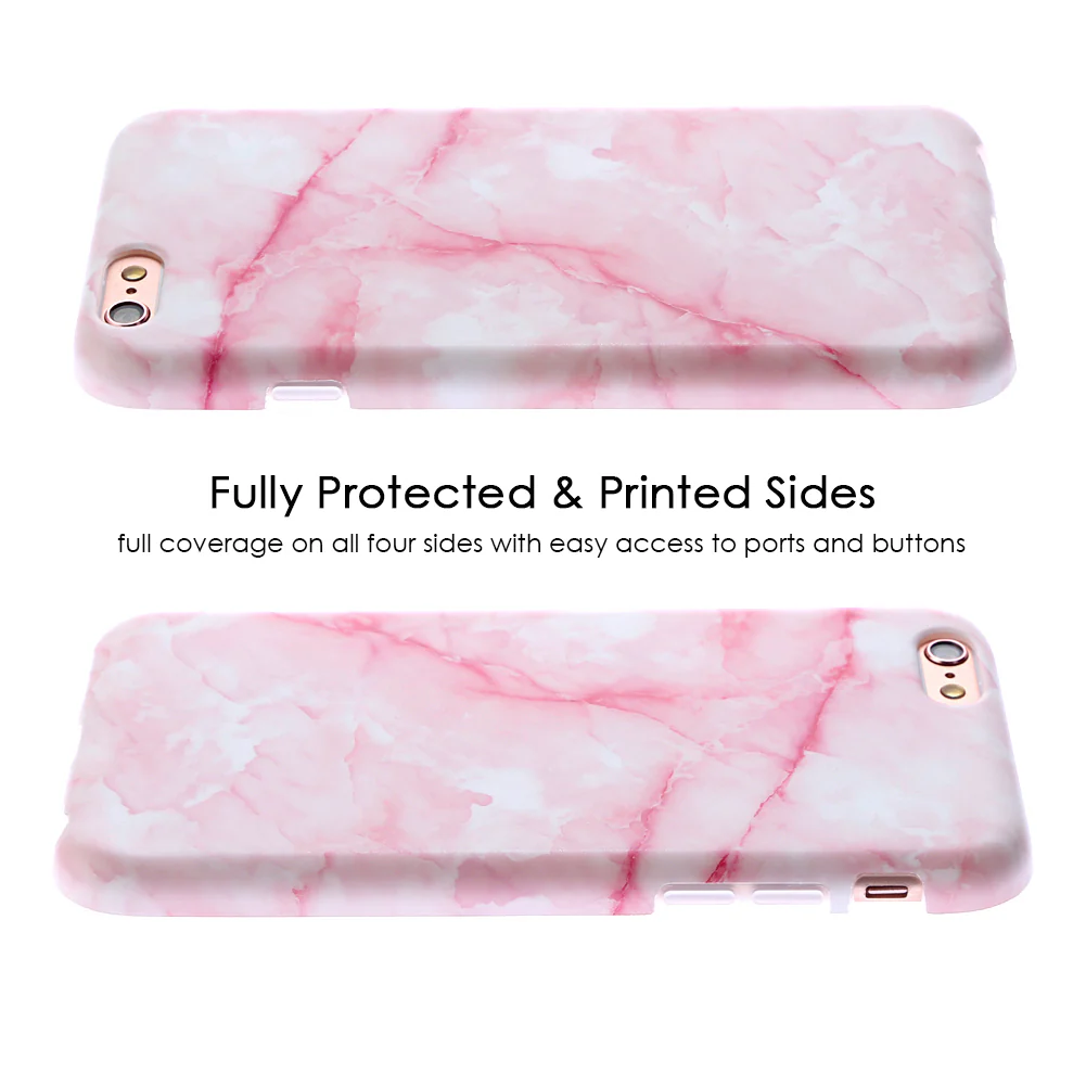 Pink Streak Marble iPhone Case - Image 40