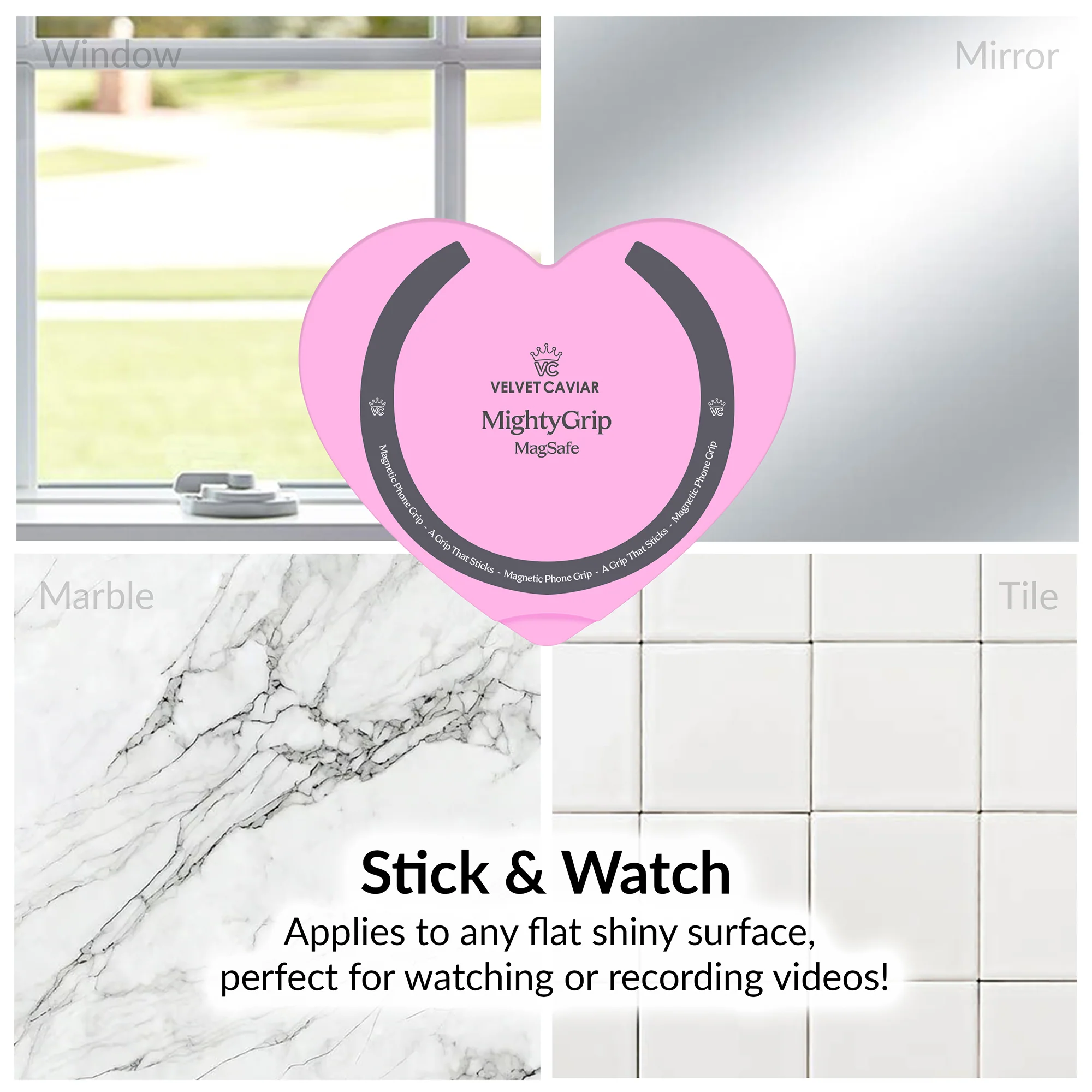 Pink Sugar Heart MagSafe MightyGrip - Image 6