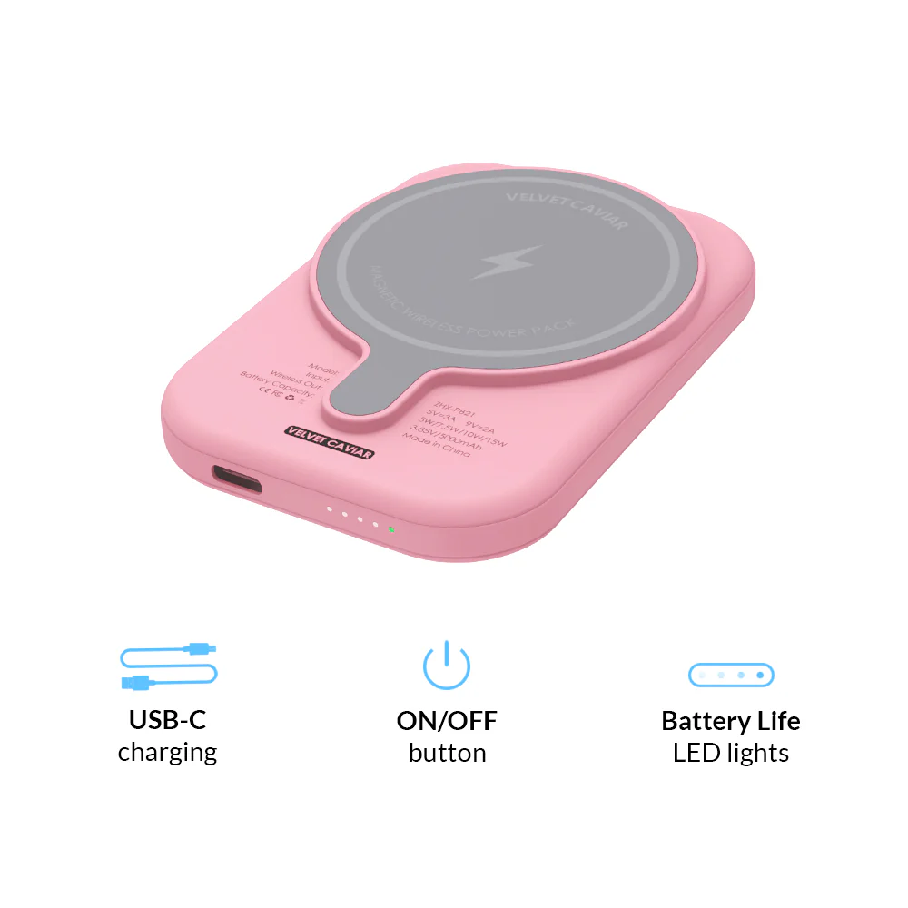 Pink Sweethearts MagSafe Battery Power Pack - Image 6