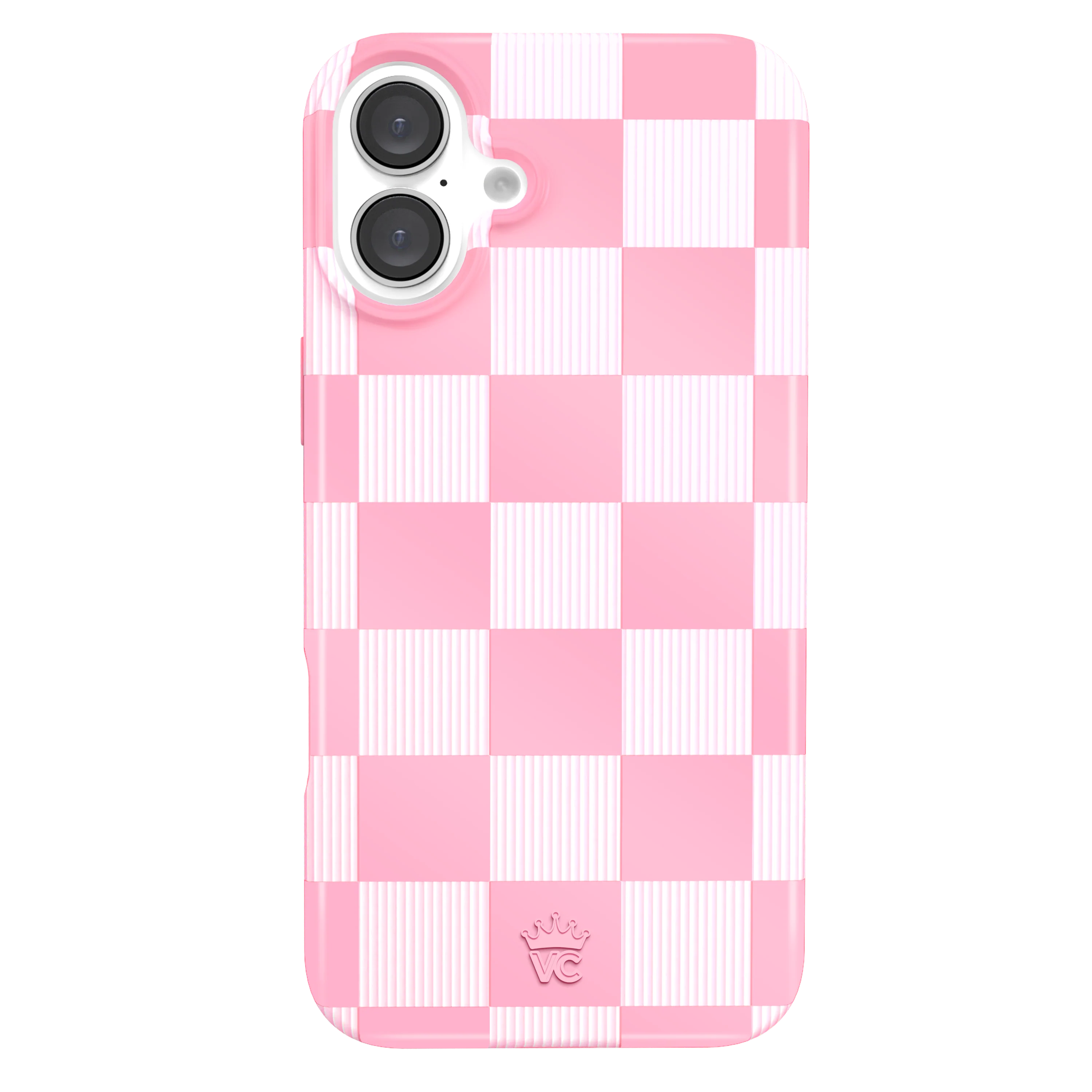 Pink Vibe Checkered iPhone Case - Image 96