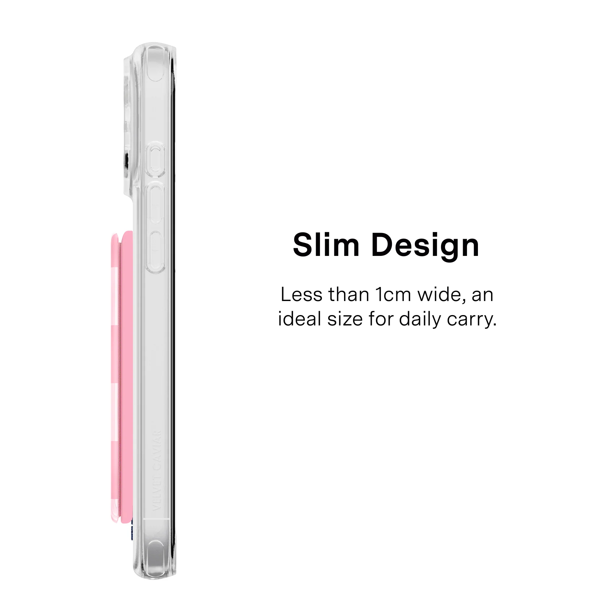 Pink Vibe Checkered Magsafe Wallet - Image 5