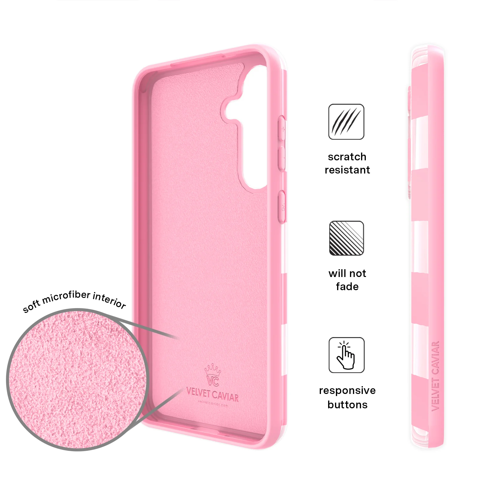 Pink Vibe Checkered Samsung Case - Image 10