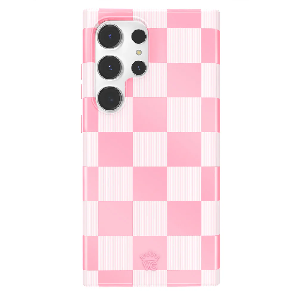 Pink Vibe Checkered Samsung Case - Image 11