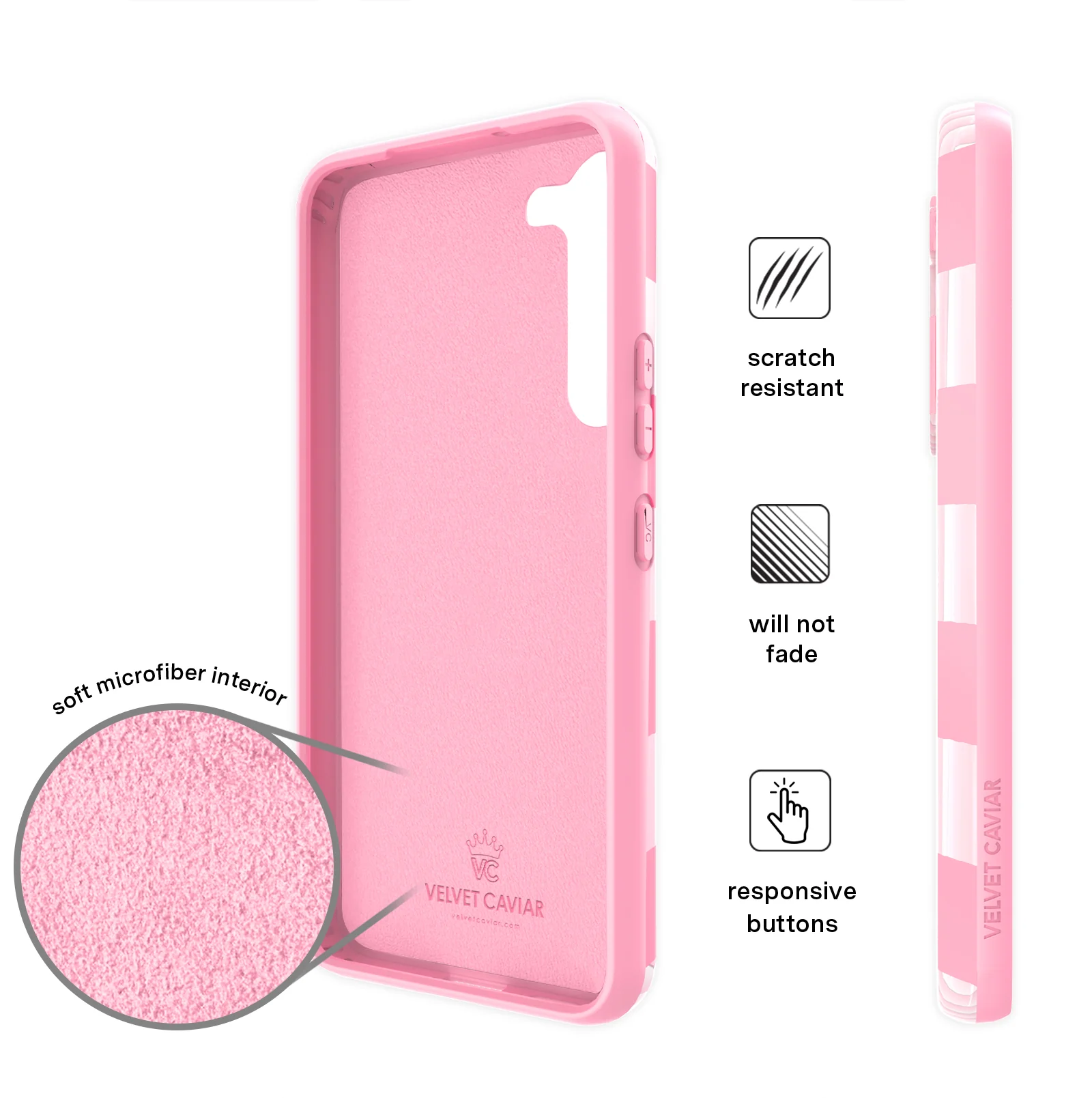 Pink Vibe Checkered Samsung Case - Image 20