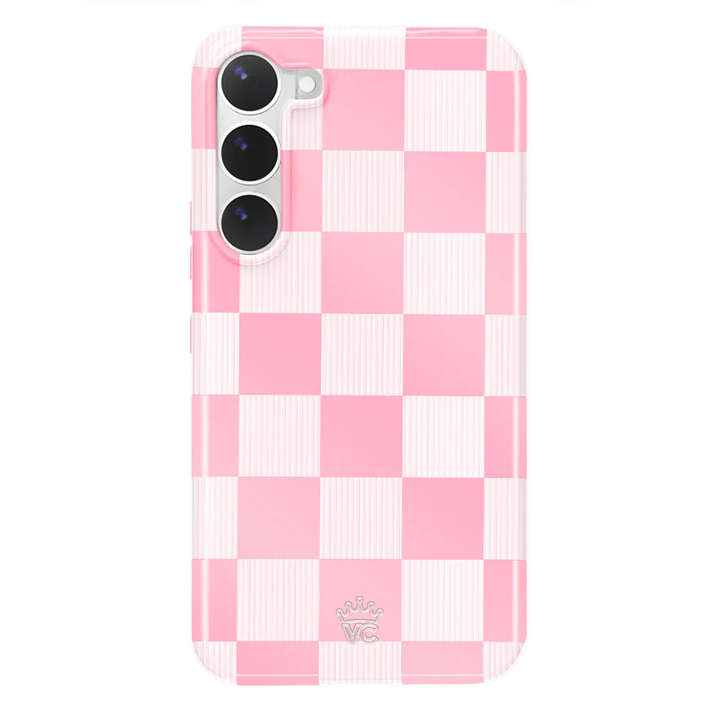 Pink Vibe Checkered Samsung Case - Image 21