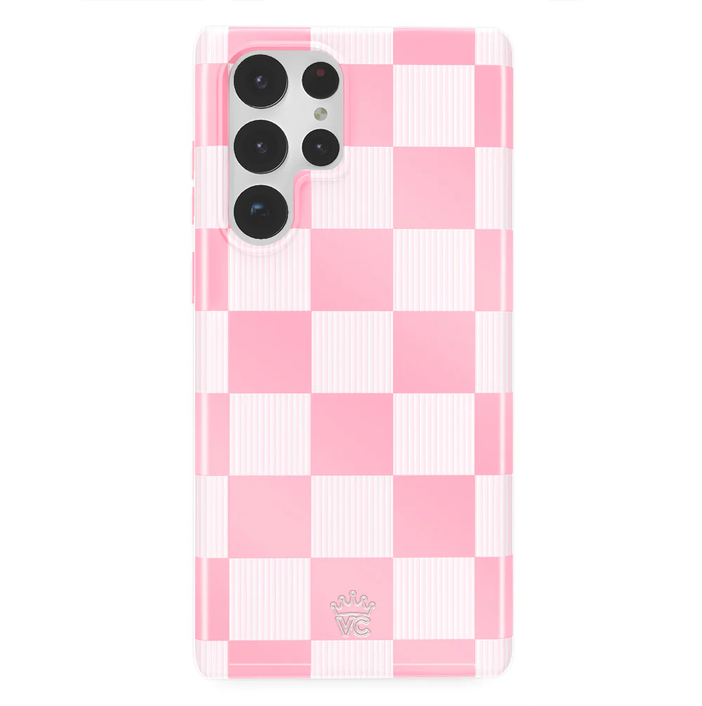 Pink Vibe Checkered Samsung Case - Image 26