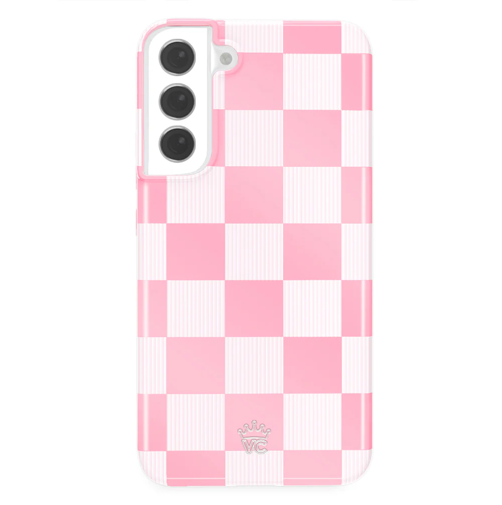 Pink Vibe Checkered Samsung Case - Image 37