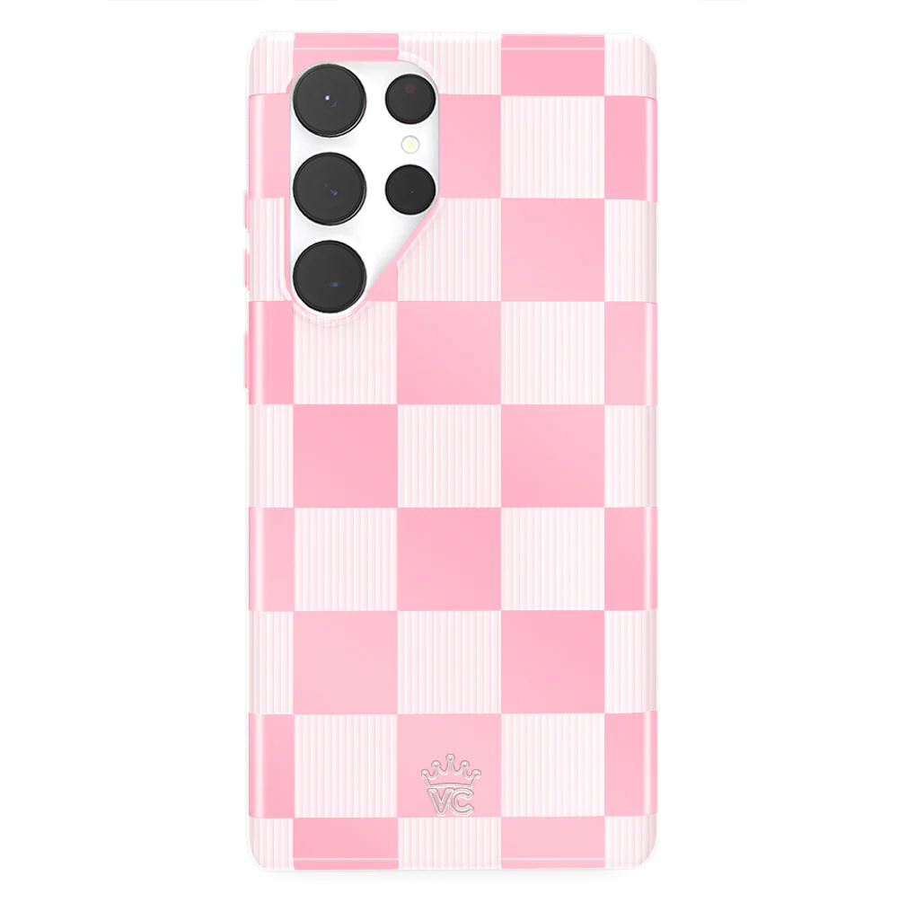 Pink Vibe Checkered Samsung Case - Image 42