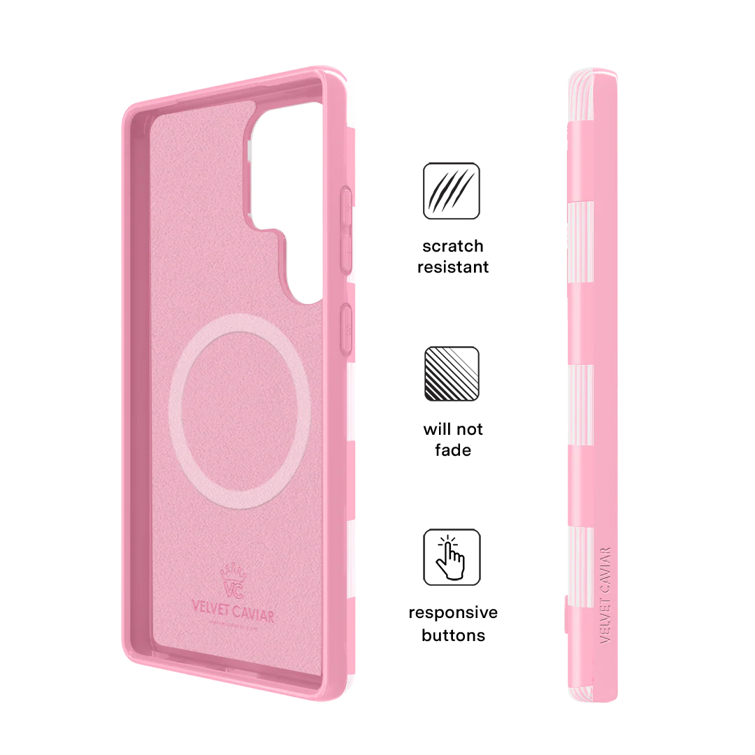 Pink Vibe Checkered Samsung Case - Image 51