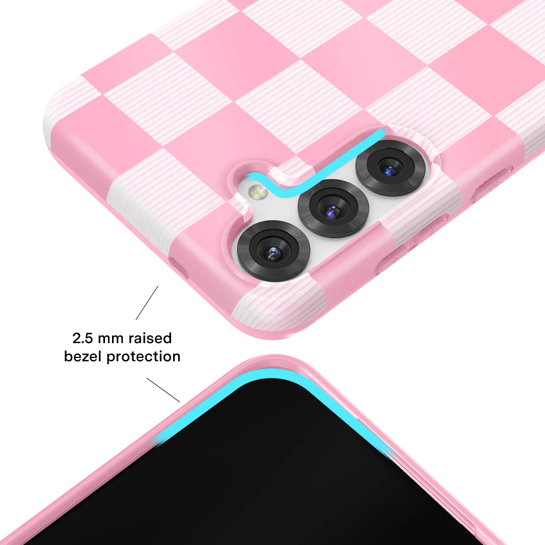 Pink Vibe Checkered Samsung Case - Image 53