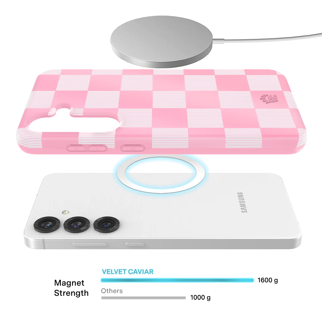 Pink Vibe Checkered Samsung Case - Image 54