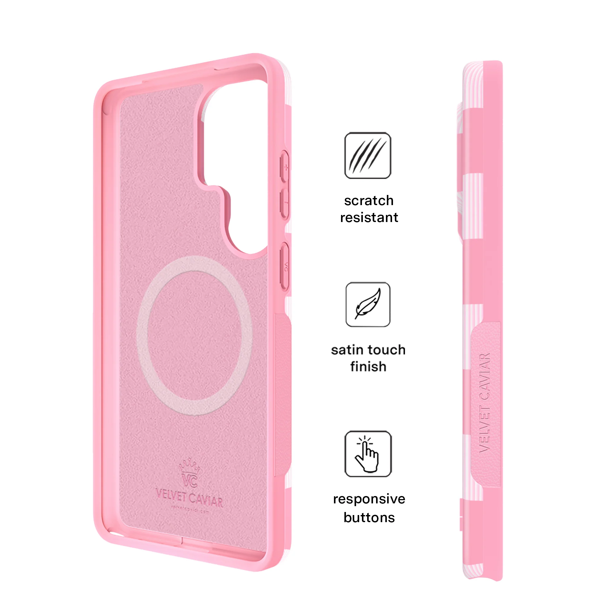 Pink Vibe Checkered Samsung Case - Image 76
