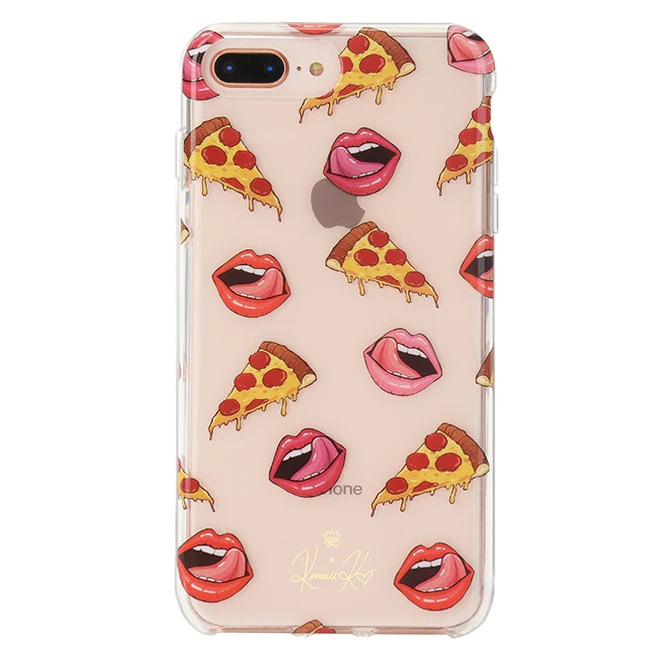 Pizza Lips iPhone Case by Kendall Vertes - Image 13