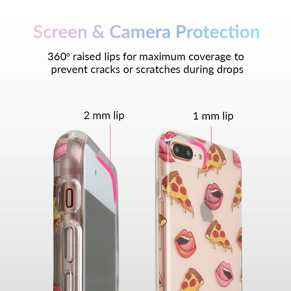 Pizza Lips iPhone Case by Kendall Vertes - Image 16