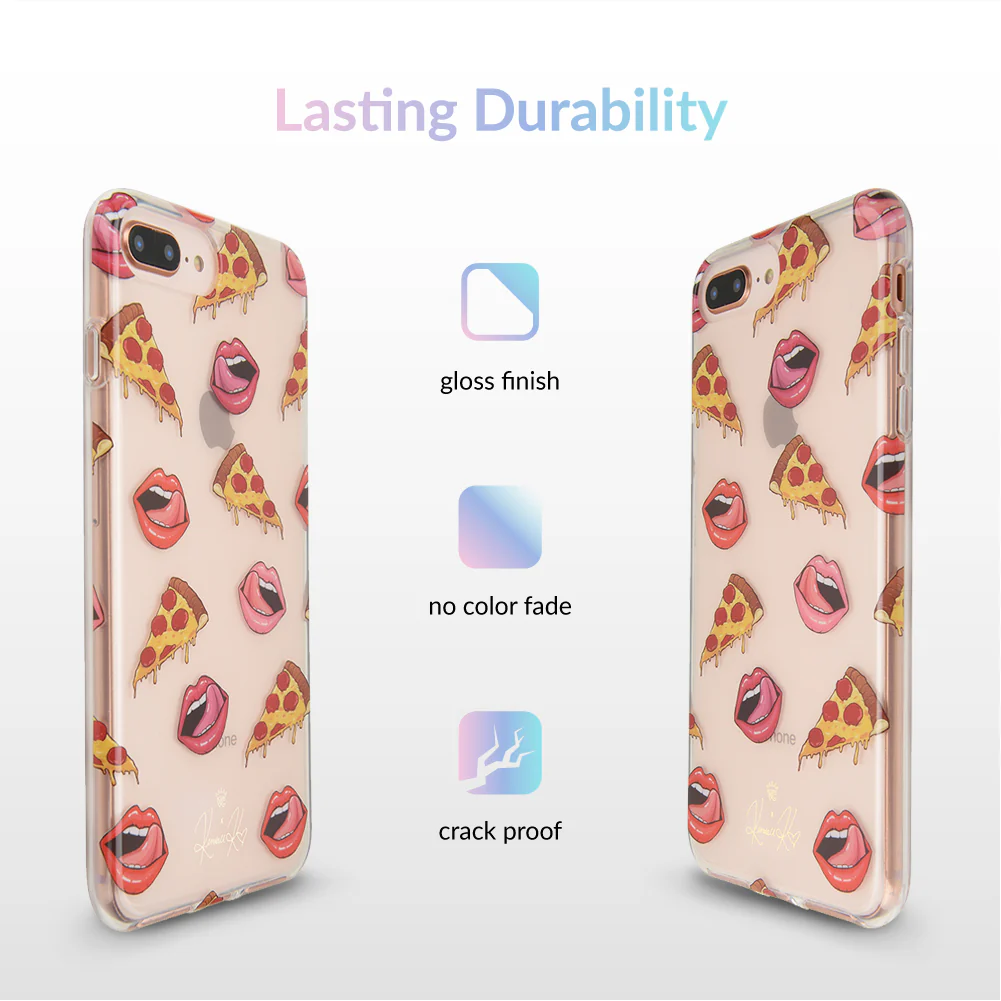 Pizza Lips iPhone Case by Kendall Vertes - Image 18
