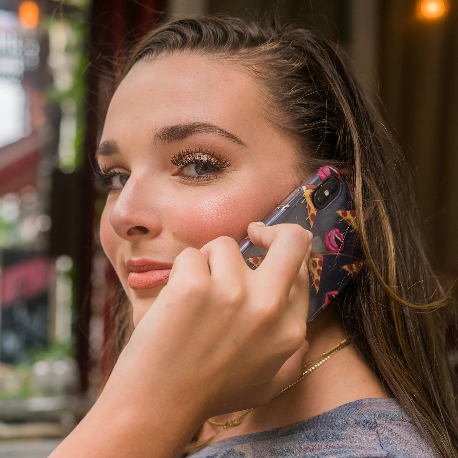 Pizza Lips iPhone Case by Kendall Vertes - Image 26