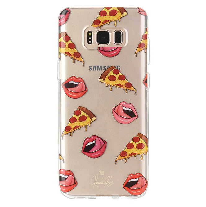 Pizza Lips iPhone Case by Kendall Vertes - Image 49