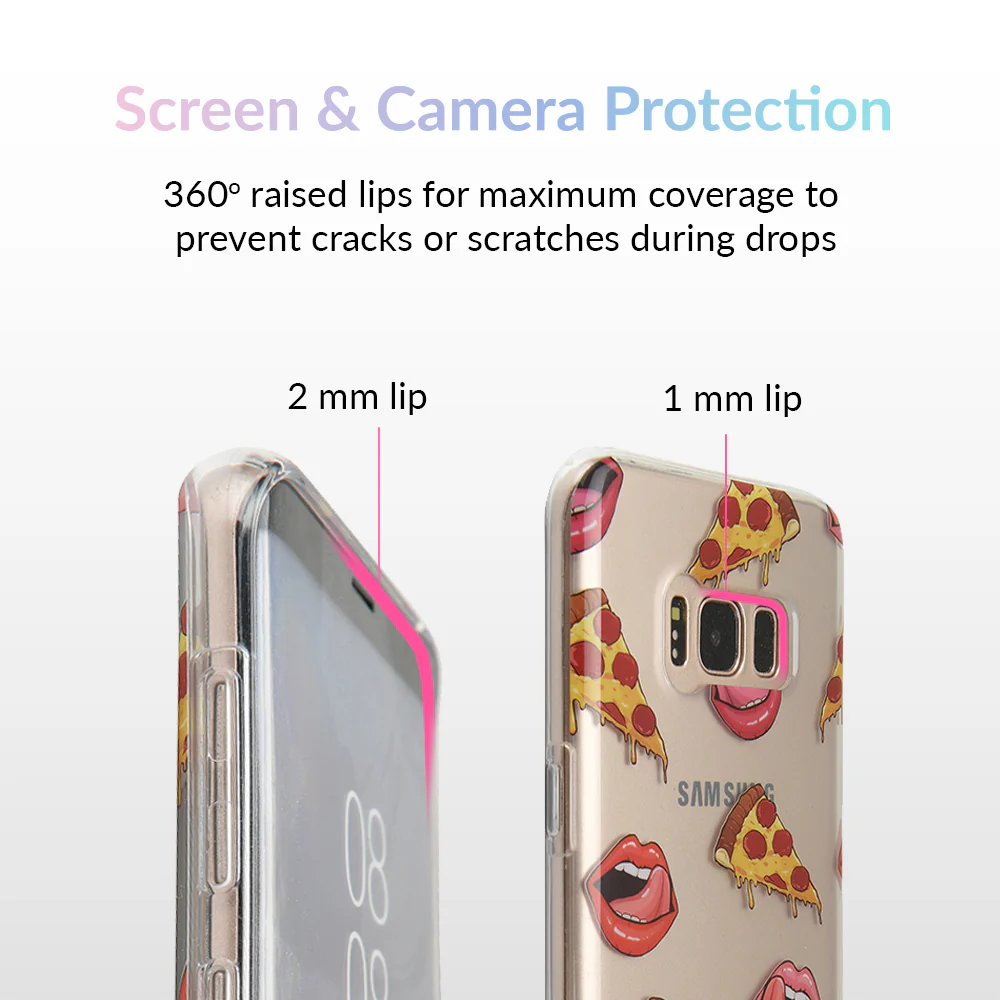 Pizza Lips iPhone Case by Kendall Vertes - Image 52