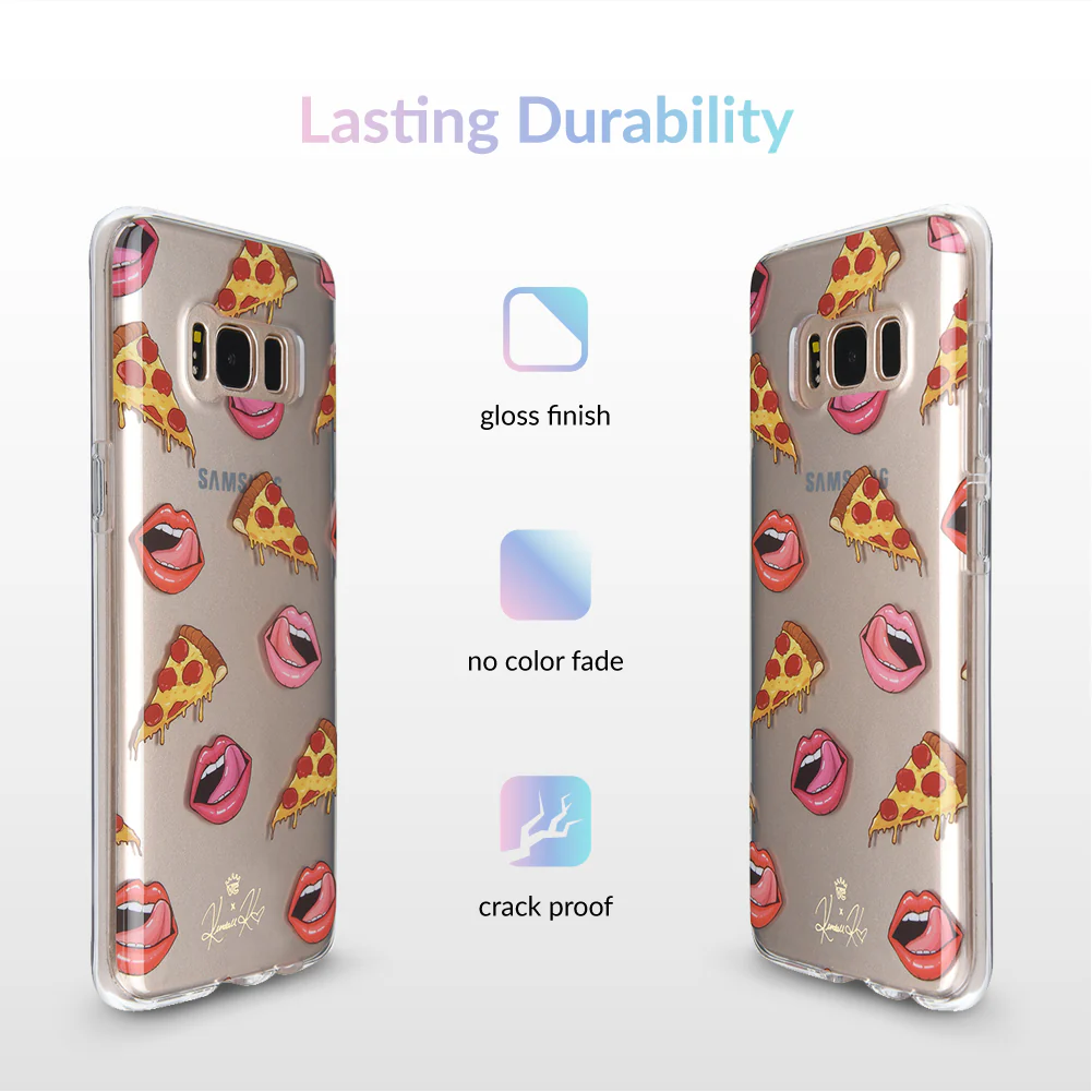 Pizza Lips iPhone Case by Kendall Vertes - Image 54