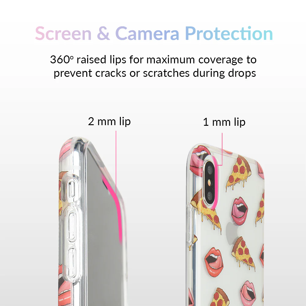 Pizza Lips iPhone Case by Kendall Vertes - Image 76