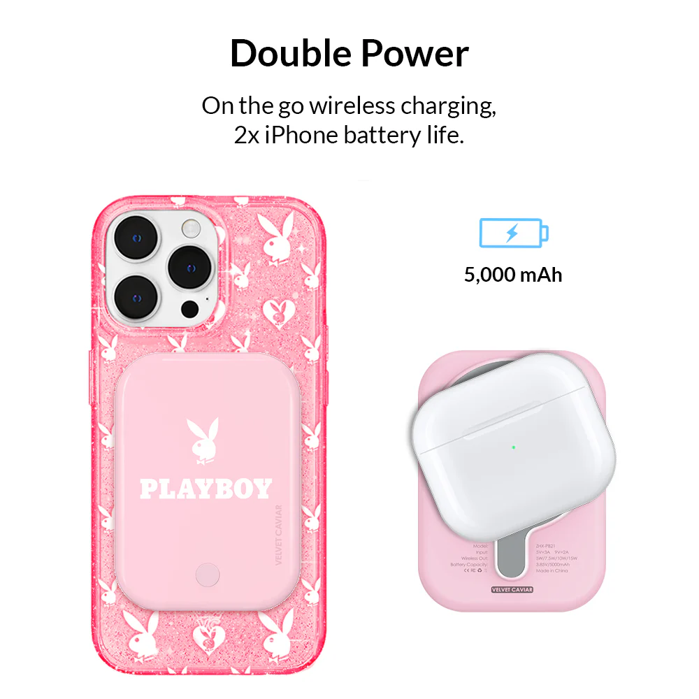 Playboy Pink MagSafe Battery Power Pack - Image 3