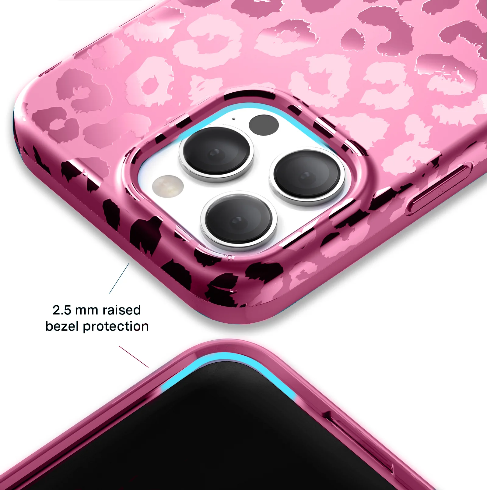 Pink Ruby Leopard iPhone Case - Image 105