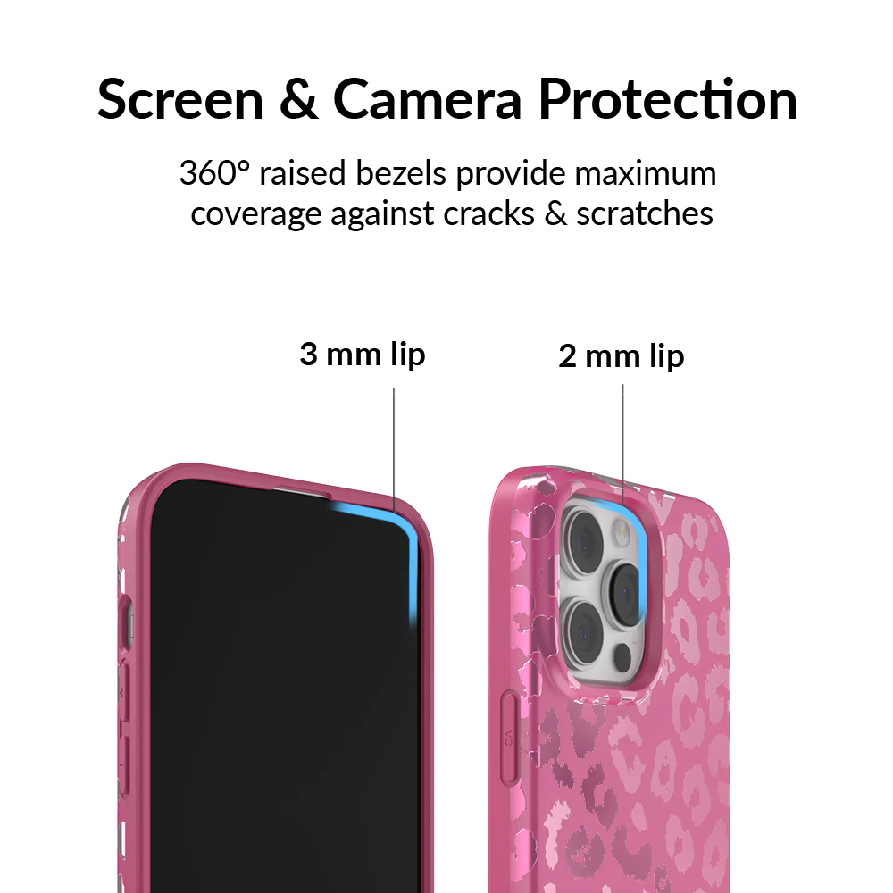 Pink Ruby Leopard iPhone Case - Image 3