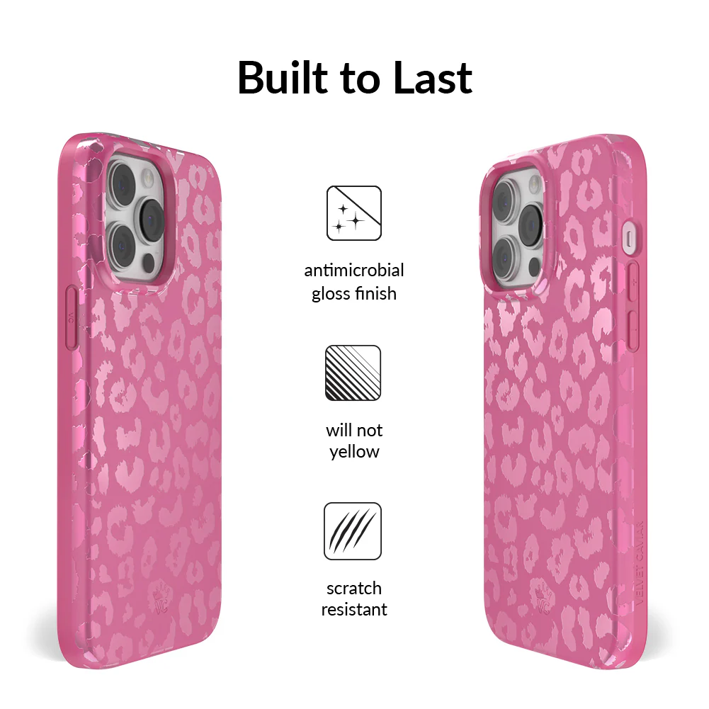 Pink Ruby Leopard iPhone Case - Image 5