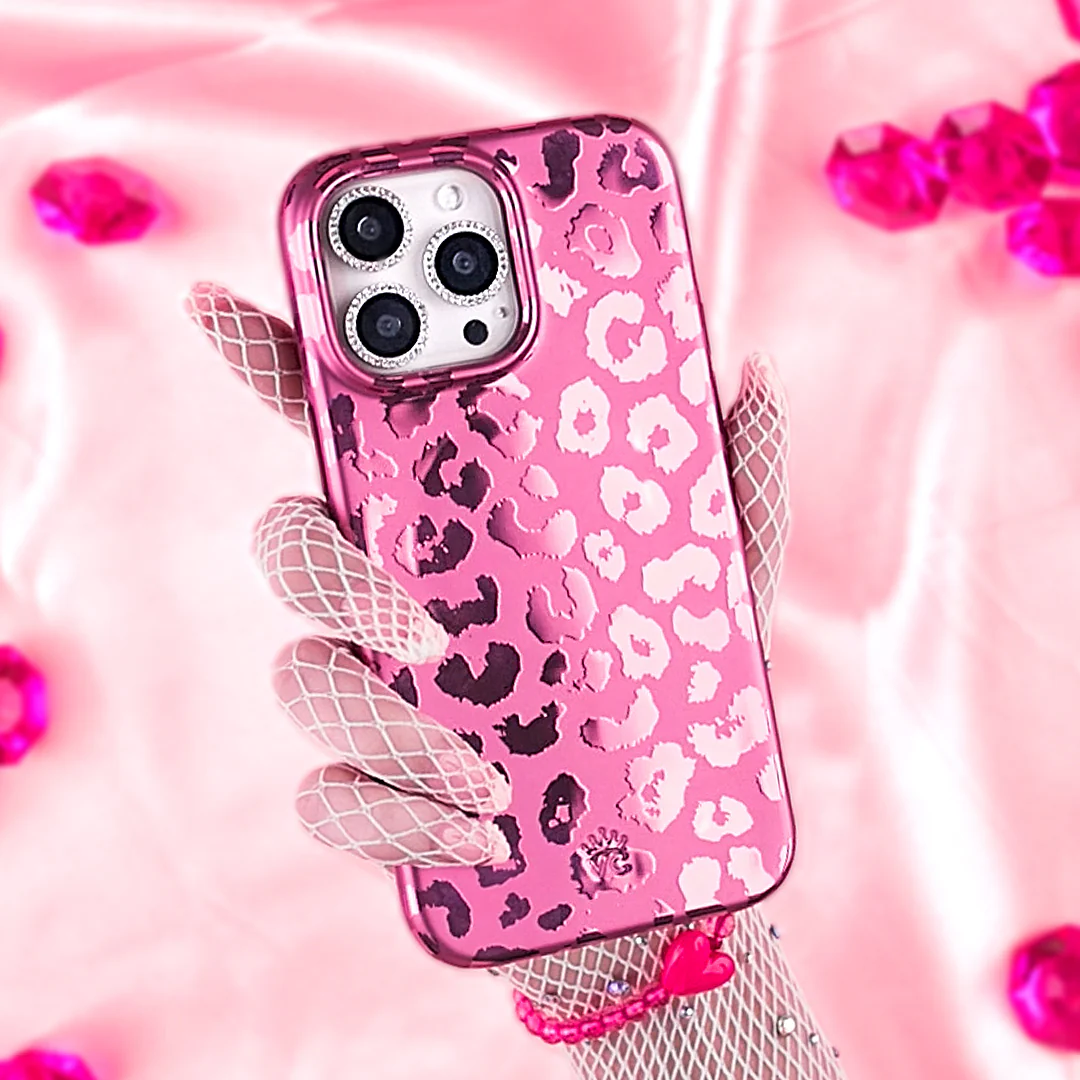 Pink Ruby Leopard iPhone Case - Image 92
