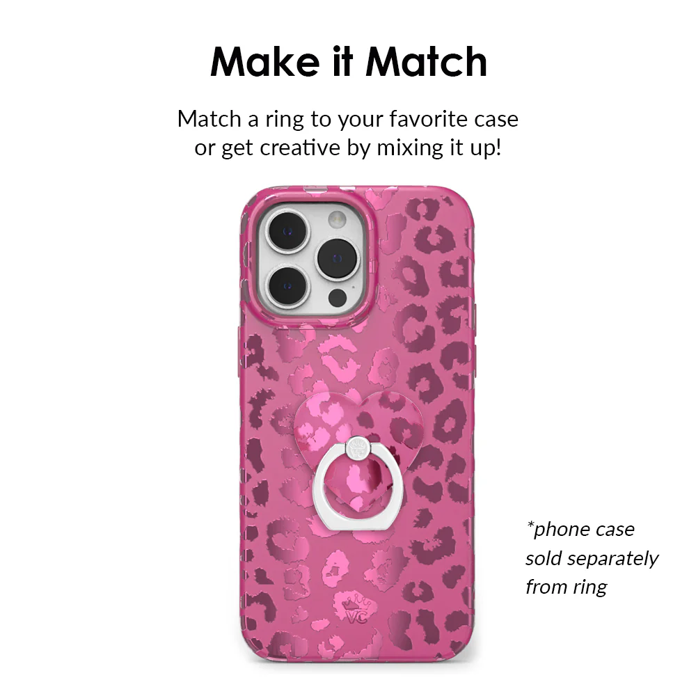 Pink Ruby Leopard Phone Ring - Image 3