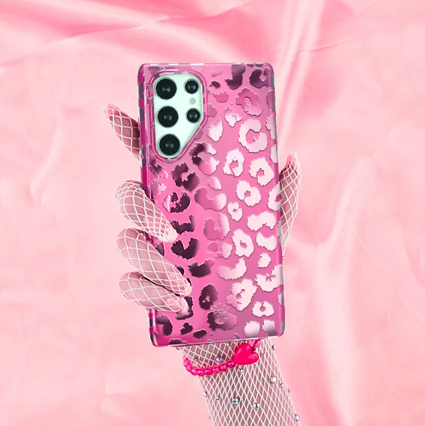 Pink Ruby Leopard Samsung Case - Image 20