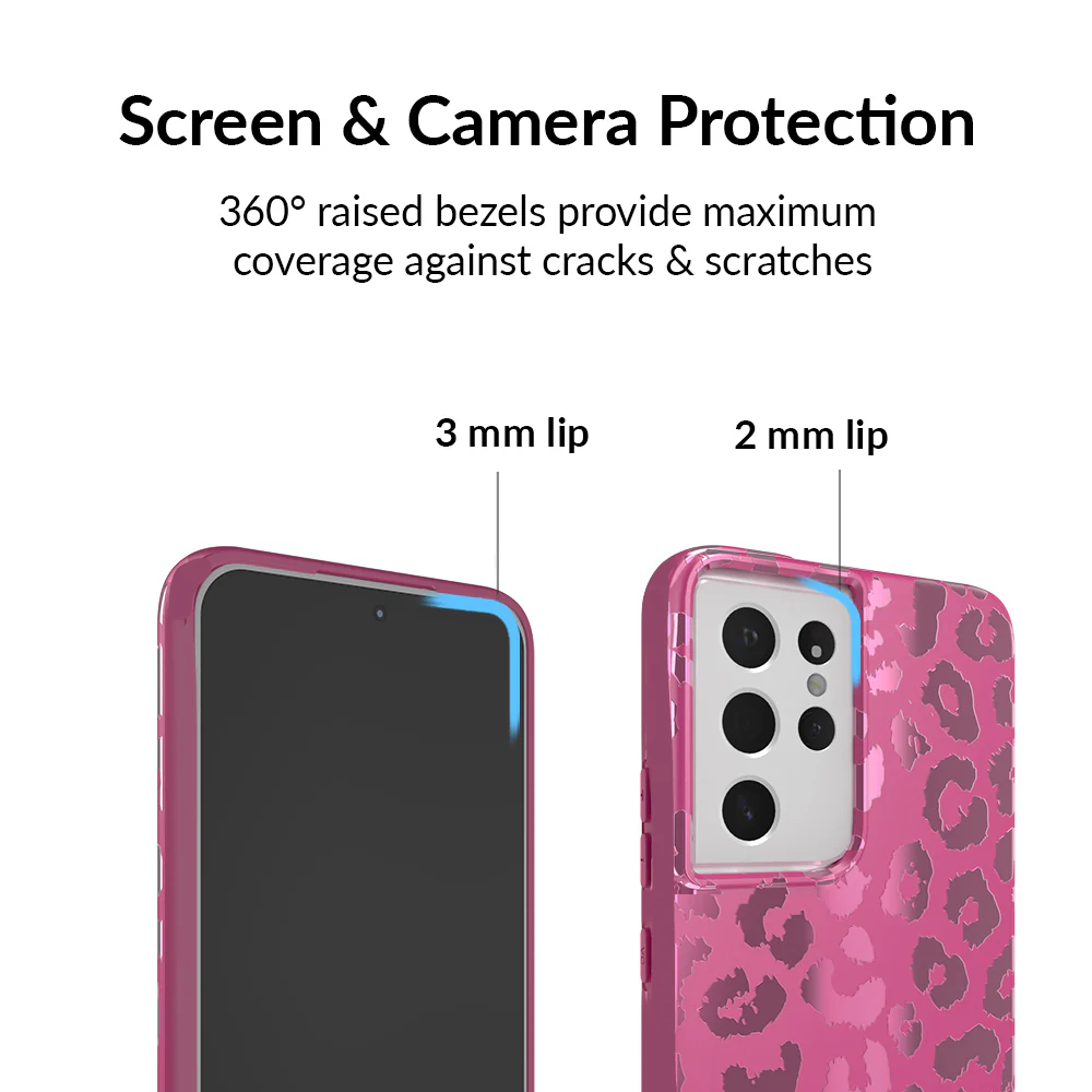 Pink Ruby Leopard Samsung Case - Image 33