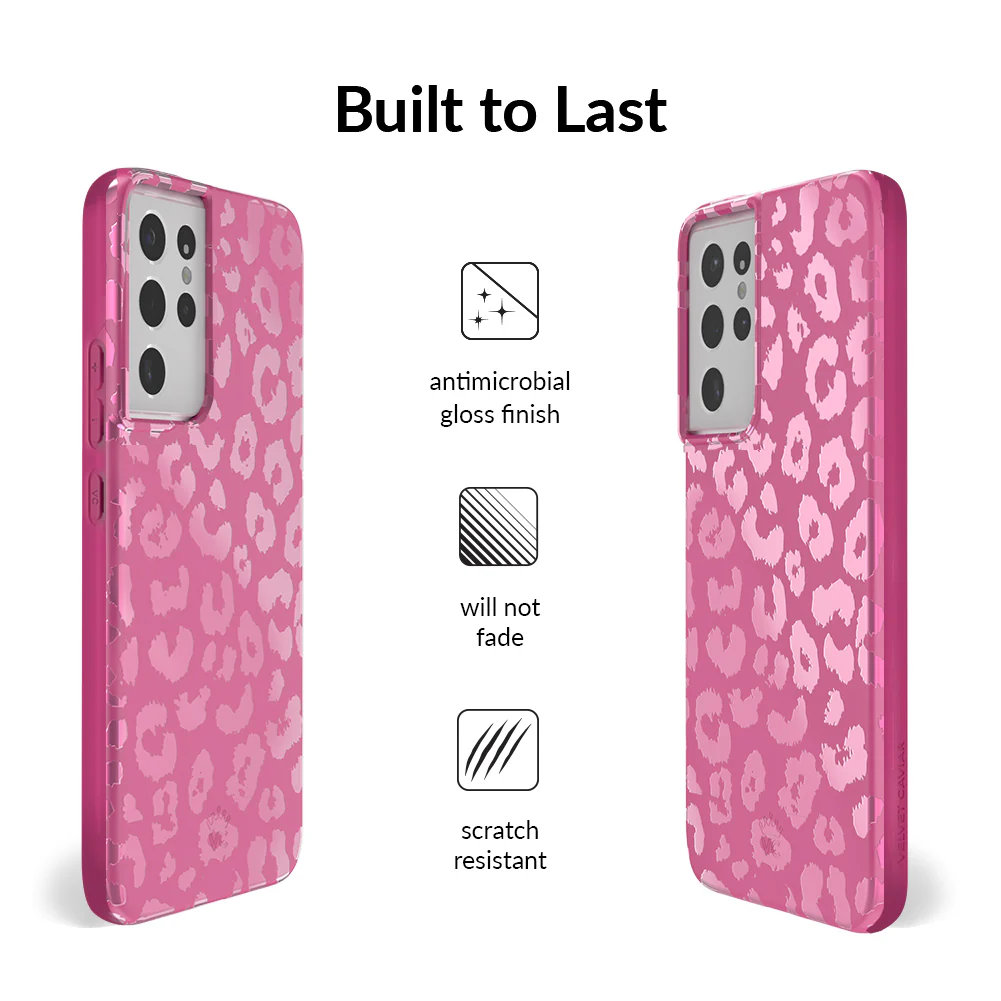 Pink Ruby Leopard Samsung Case - Image 35