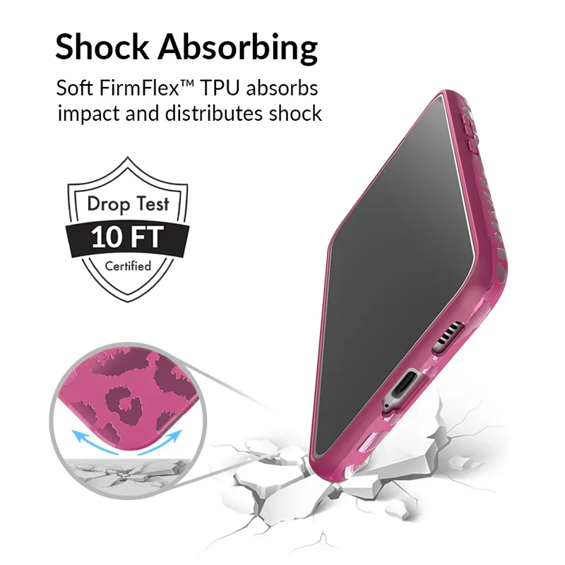 Pink Ruby Leopard Samsung Case - Image 4