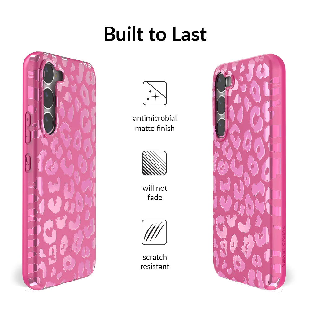Pink Ruby Leopard Samsung Case - Image 41