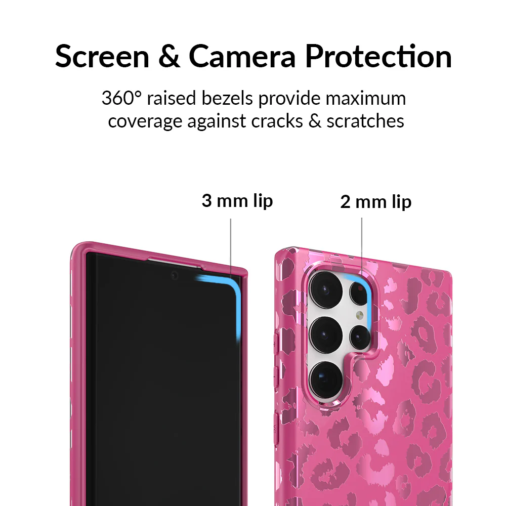 Pink Ruby Leopard Samsung Case - Image 51