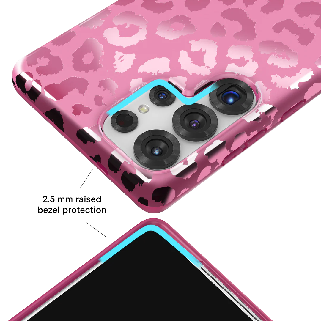 Pink Ruby Leopard Samsung Case - Image 57
