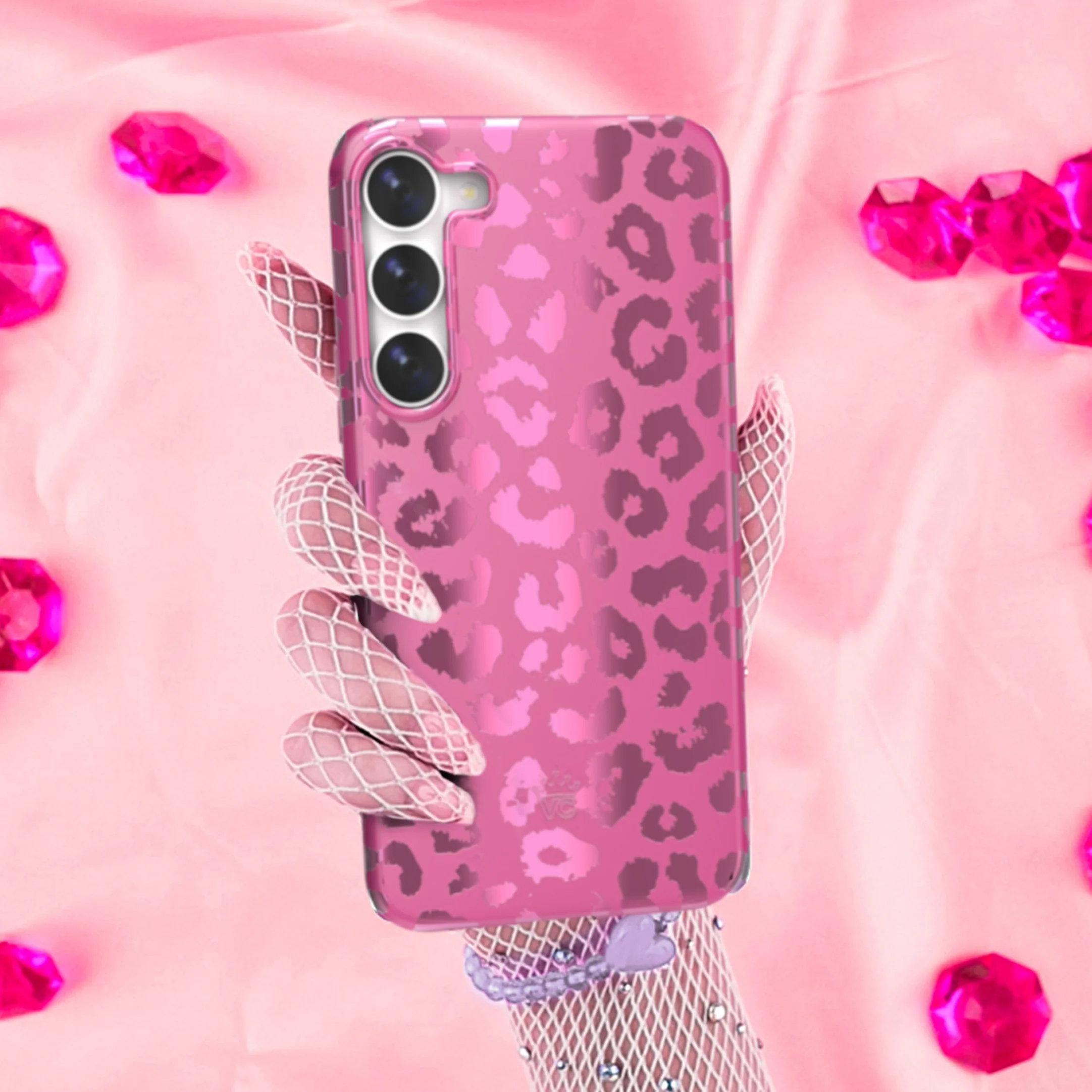 Pink Ruby Leopard Samsung Case - Image 68