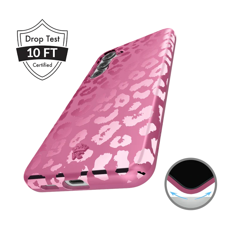 Pink Ruby Leopard Samsung Case - Image 71