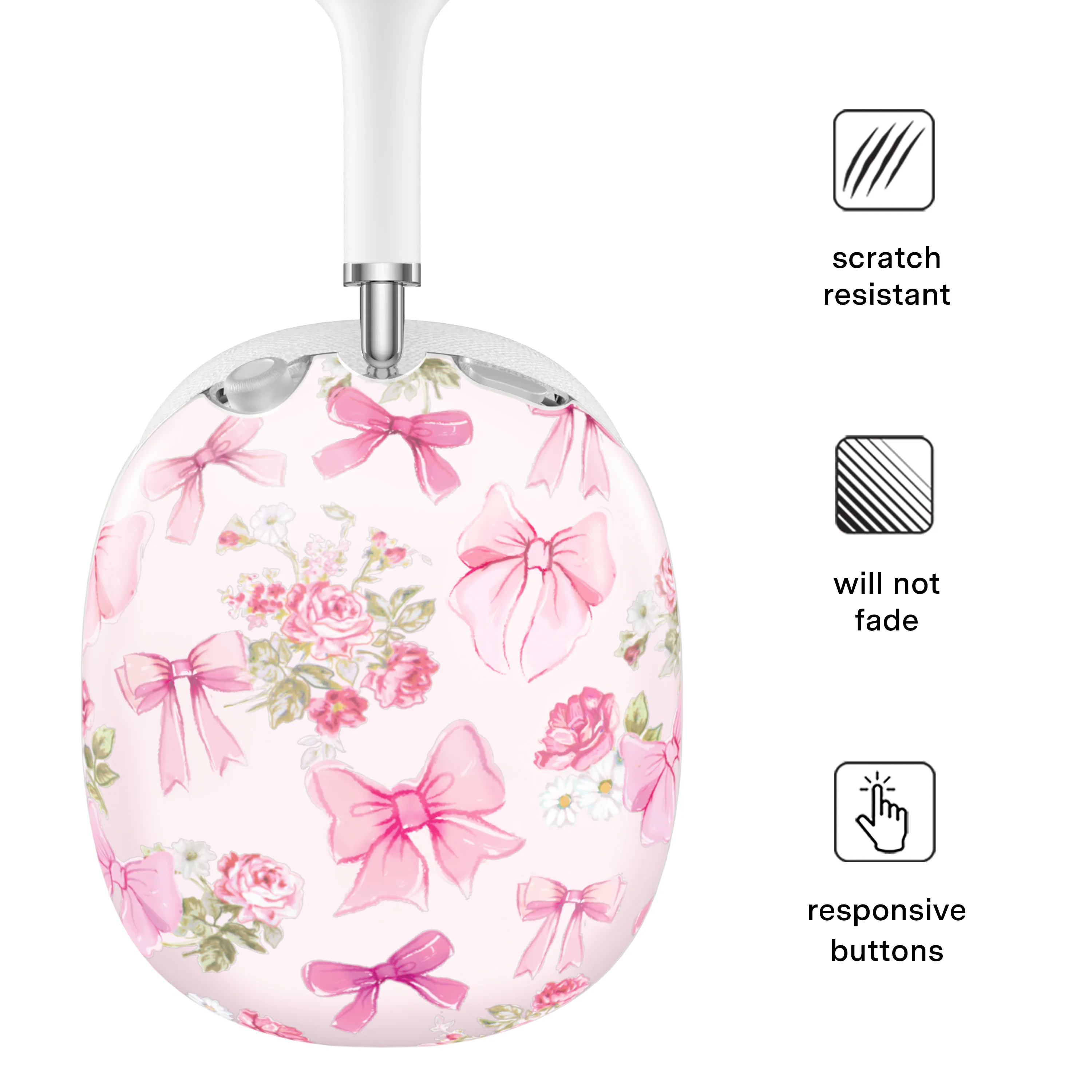 Posie Pink Bow AirPod Max Case - Image 3