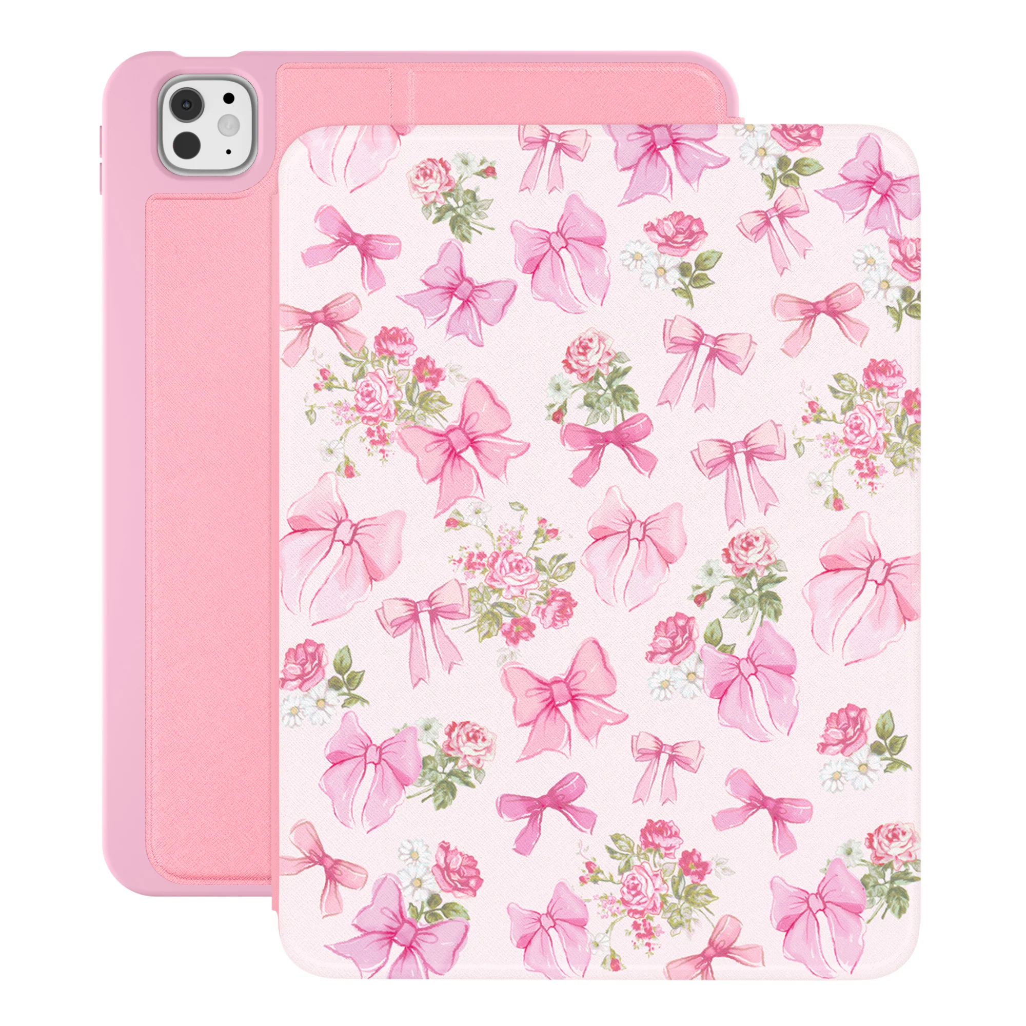 Posie Pink Bow iPad Case - Image 25
