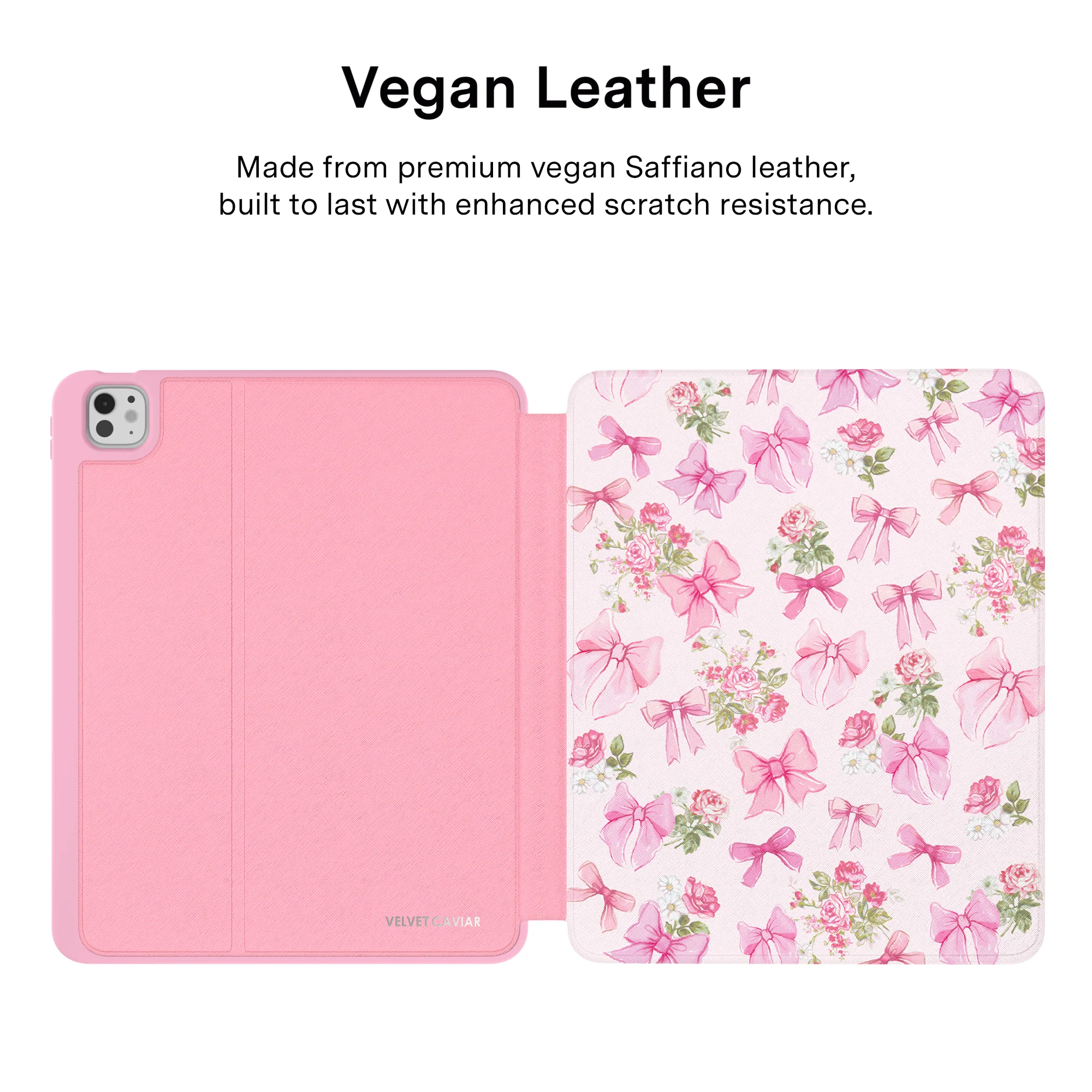 Posie Pink Bow iPad Case - Image 34