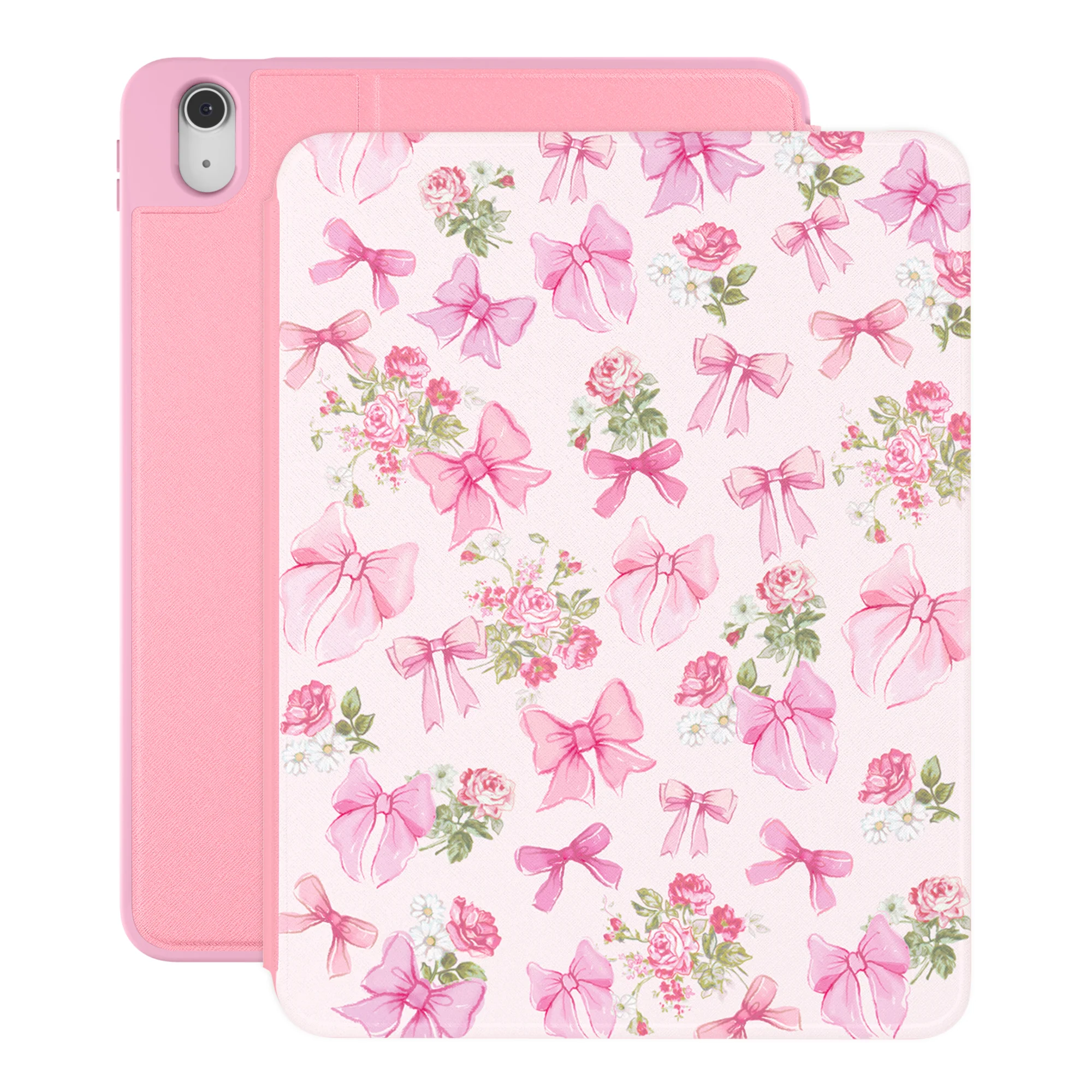Posie Pink Bow iPad Case - Image 7