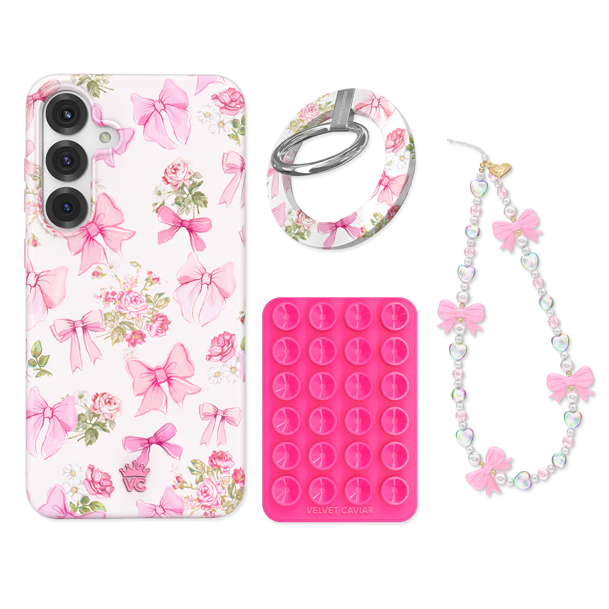 Posie Pink Bow Samsung Bundle Set - Image 2