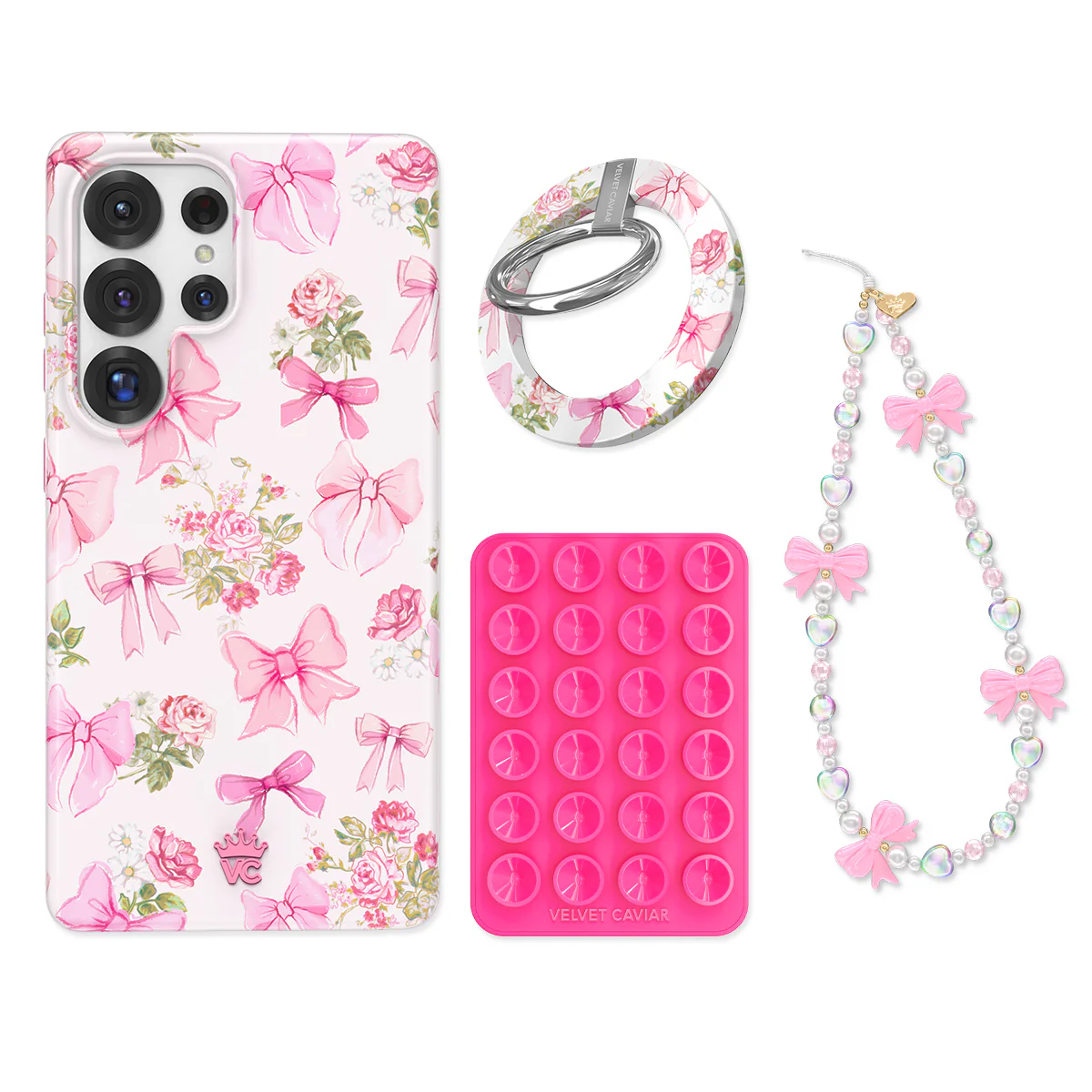 Posie Pink Bow Samsung Bundle Set - Image 3