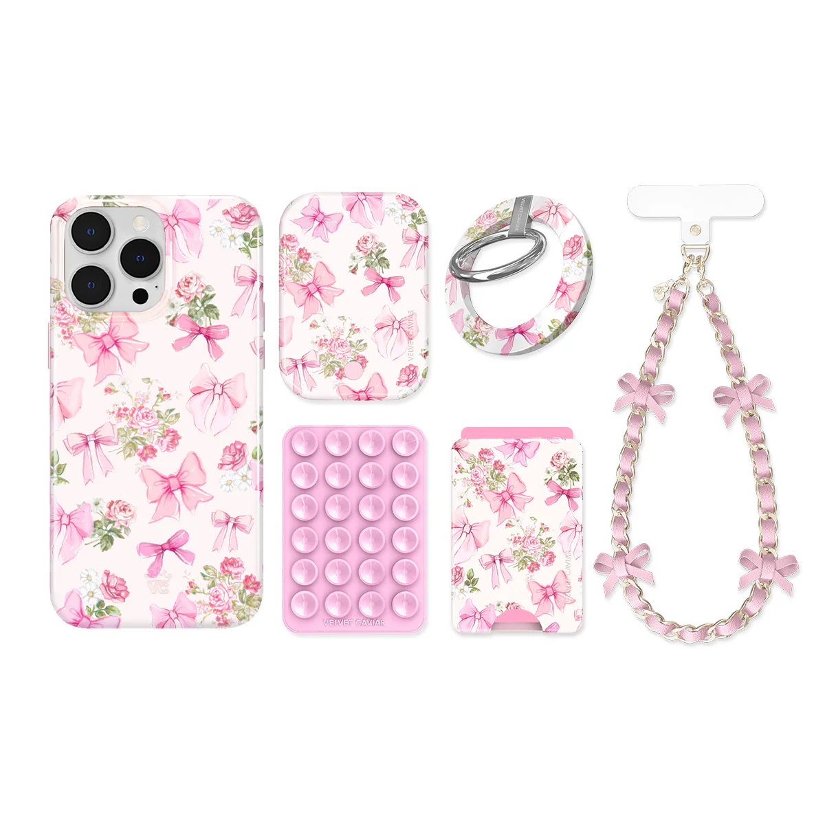 Posie Pink Bows iPhone Bundle Set - Image 10