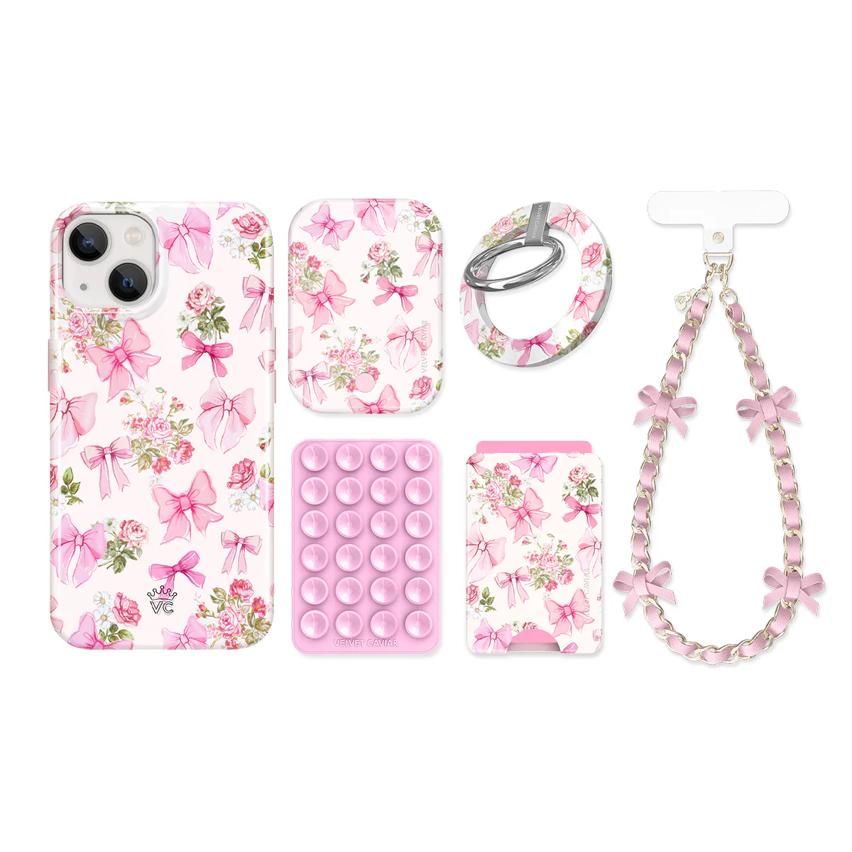 Posie Pink Bows iPhone Bundle Set - Image 16