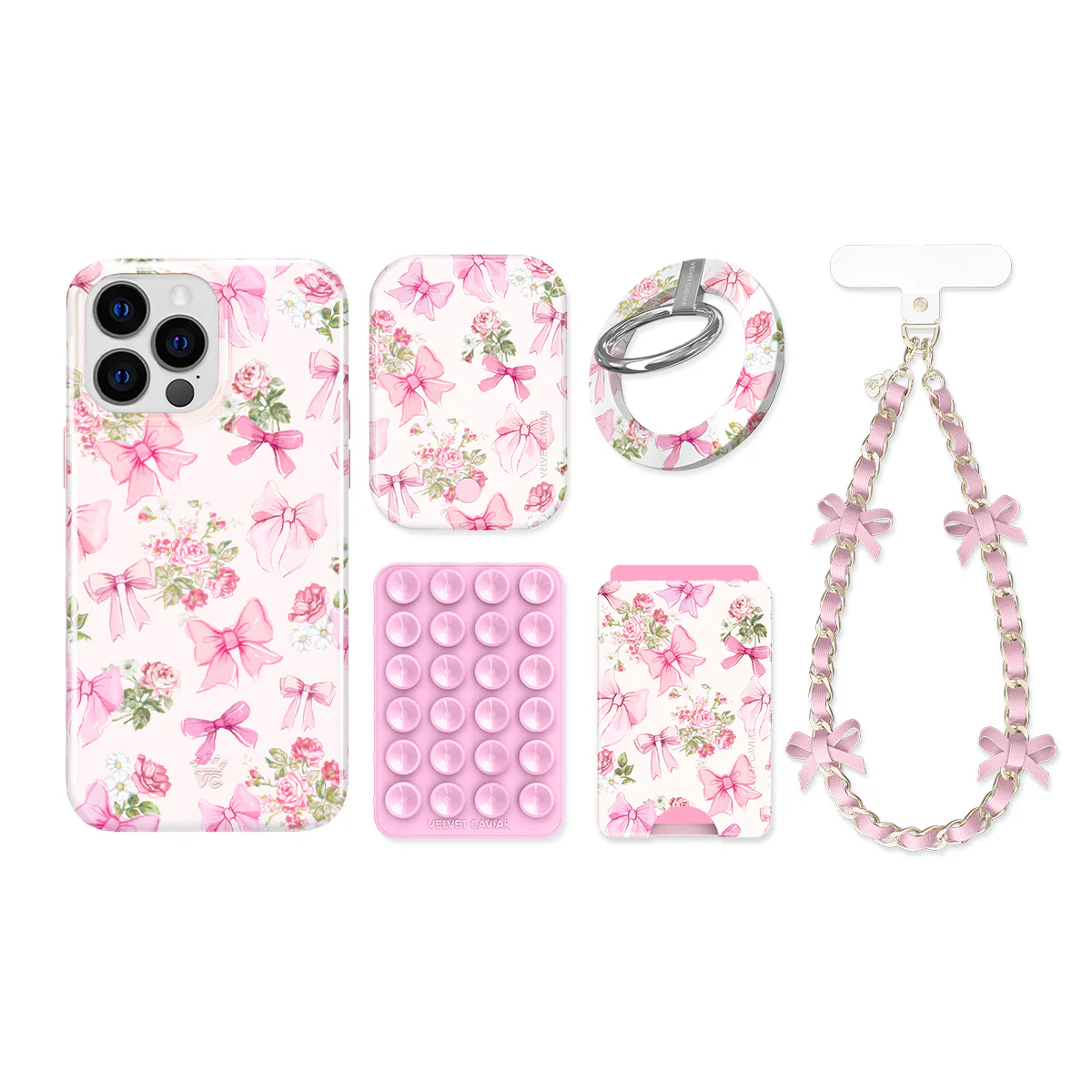 Posie Pink Bows iPhone Bundle Set - Image 18